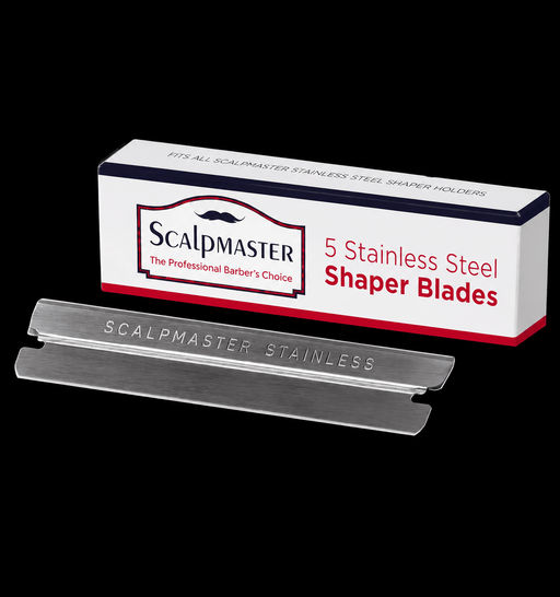 Scalpmaster Stainless Steel Shaper Blades SC-BL60 – replacement blades for hair shapers and styling razors