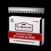 ScalpMaster Styling Blades – stainless steel replacement blades for styling razors