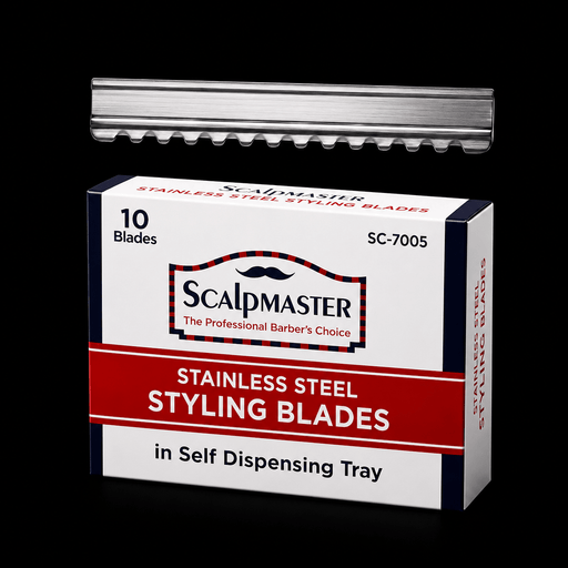 ScalpMaster Styling Blades – stainless steel replacement blades for styling razors