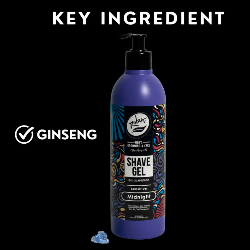 Shave gel with ginseng key ingredient barber shaving gel for skin care hydration and protection Primos Barber Supply
