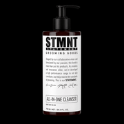 STMNT All In One Cleanser bottle front view on black background