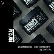 STMNT Dry Clay matte hair styling product with strong hold and textured finish