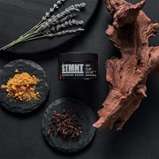 STMNT Grooming Goods Dry Clay styling clay with matte texture and barber grooming aesthetic