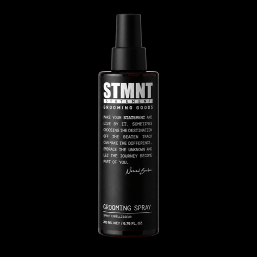 STMNT Grooming Spray lightweight texturizing pre styling spray with natural matte finish and light hold