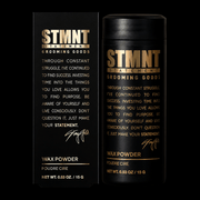 STMNT Grooming Goods Wax Powder with retail packaging for matte texture and lightweight volume