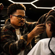 StyleCraft x 360 Jeezy Cordless Trimmer SC423B - 360Jeezy cutting a client in the barbershop