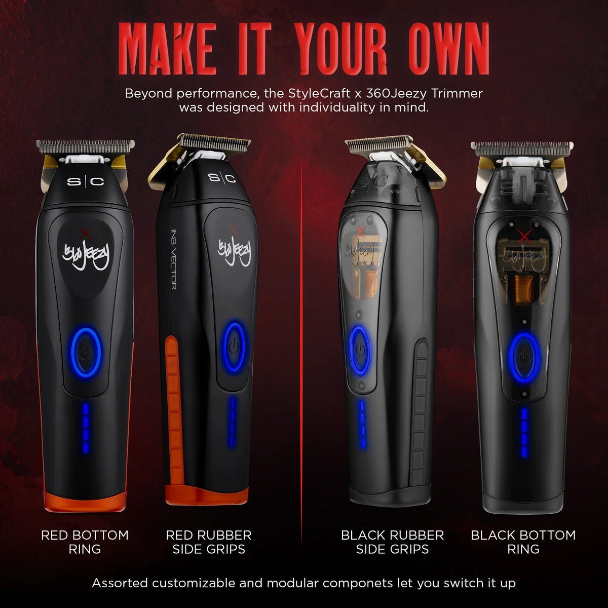 StyleCraft x 360 Jeezy Trimmer SC423B | Primos Barber Supply