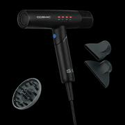 Close up of magnetic concentrator attachments for StyleCraft Cosmic hair dryer