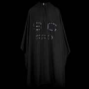 StyleCraft Extra-Long Kick Covers Cape Black professional barber cape