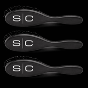 StyleCraft Fresh Cut Brush 3-Pack, Black