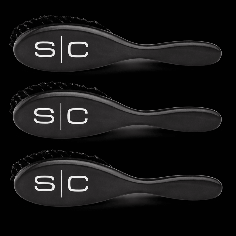 StyleCraft Fresh Cut Brush 3-Pack, Black