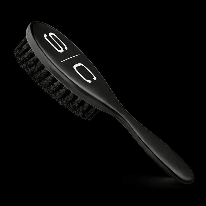 StyleCraft Fresh Cut Barber Brush – front view soft bristle fade brush