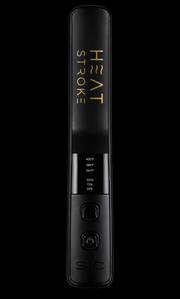Black electronic device with 'Heat Stroke' branding on a black background