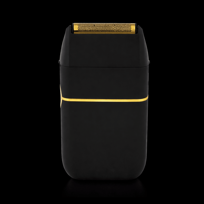 Immortal NYC hair powder packaging with a man's portrait on a black background