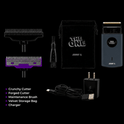 StyleCraft Johnny B The One Shaver Kit with Crunchy Cutter Forged Cutter Brush Bag and Charger