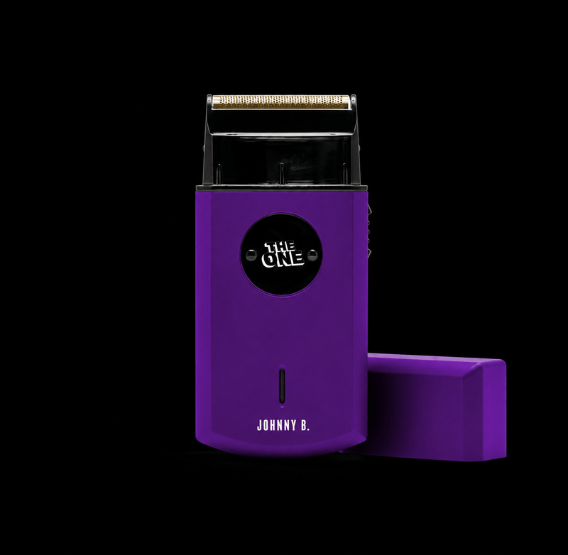 StyleCraft Johnny B The One Purple Cordless Foil Shaver – with gold titanium foil