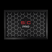 Black honeycomb patterned mat with 'S/C Pro' logo on a black background. Primos Barber Supply