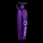 Side profile of StyleCraft Purple Reign professional cordless hair trimmer.