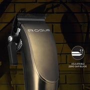Close-up of StyleCraft Rogue cordless clipper body and housing design