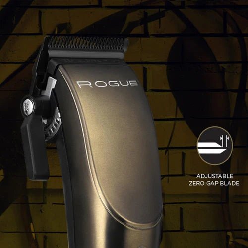 Close-up of StyleCraft Rogue cordless clipper body and housing design