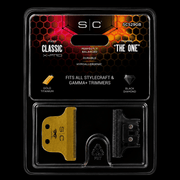 StyleCraft Fixed Gold Titanium Classic X-Pro Trimmer Blade Set Retail Packaging SC529GB