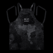StyleCraft Waterproof Apron with Crossback Strap Black Camo SC341B back view