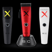 Professional StyleCraft X-Instinct Clipper with Vector Motor and DLC Faper blade.