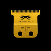 StyleCraft X-PRO Gold Titanium Trimmer Blade SC523GB detail view