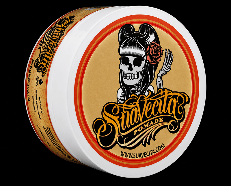 Suavecita Medium Hold Water-Based Hair Pomade – front label view