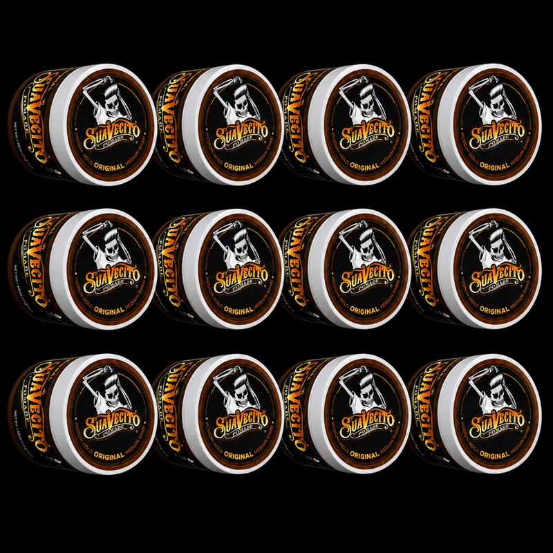 Suavecito Original Hold Pomade wholesale case of 12, 4oz