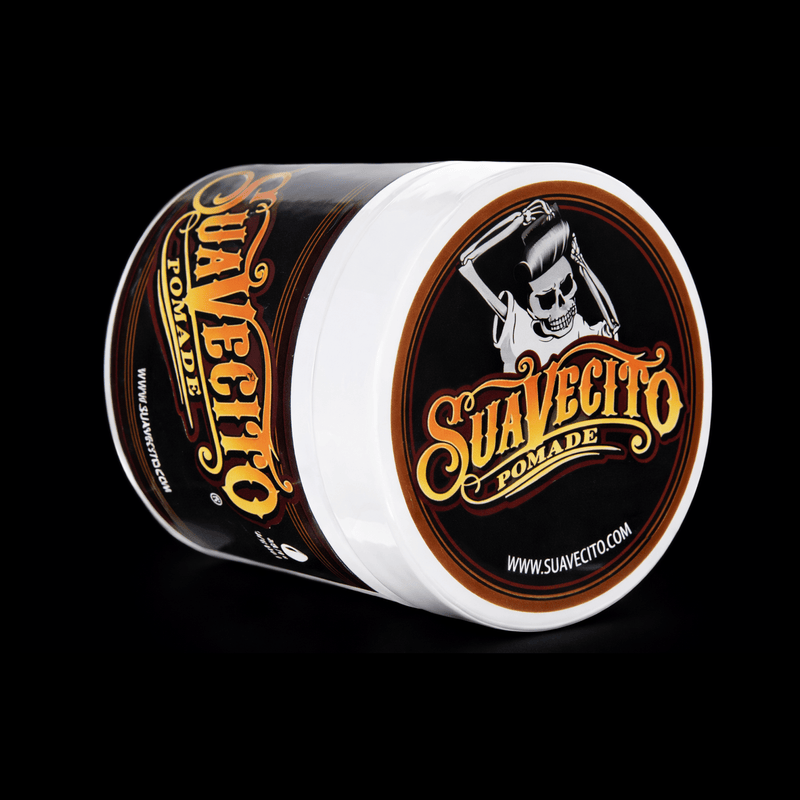 Suavecito Original Hold Pomade angled product view medium shine strong hold hair pomade
