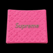 Supreme Clipper Grip in pink — silicone monogram barber clipper grip