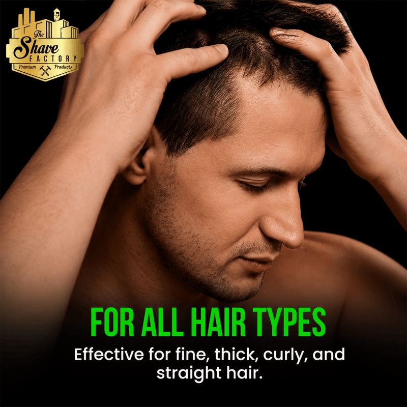 The Shave Factory Ultra Strong Hair Tonic Suitable for All Hair Types Available at Primos Barber Supply