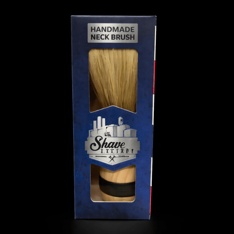 The Shave Factory Handmade Neck Brush Wooden Handle