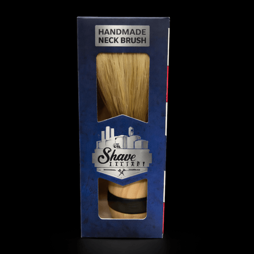The Shave Factory Handmade Neck Brush Wooden Handle