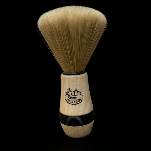 The Shave Factory Handmade Neck Brush Wooden Handle