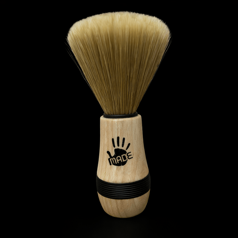 The Shave Factory Handmade Neck Brush Wooden Handle