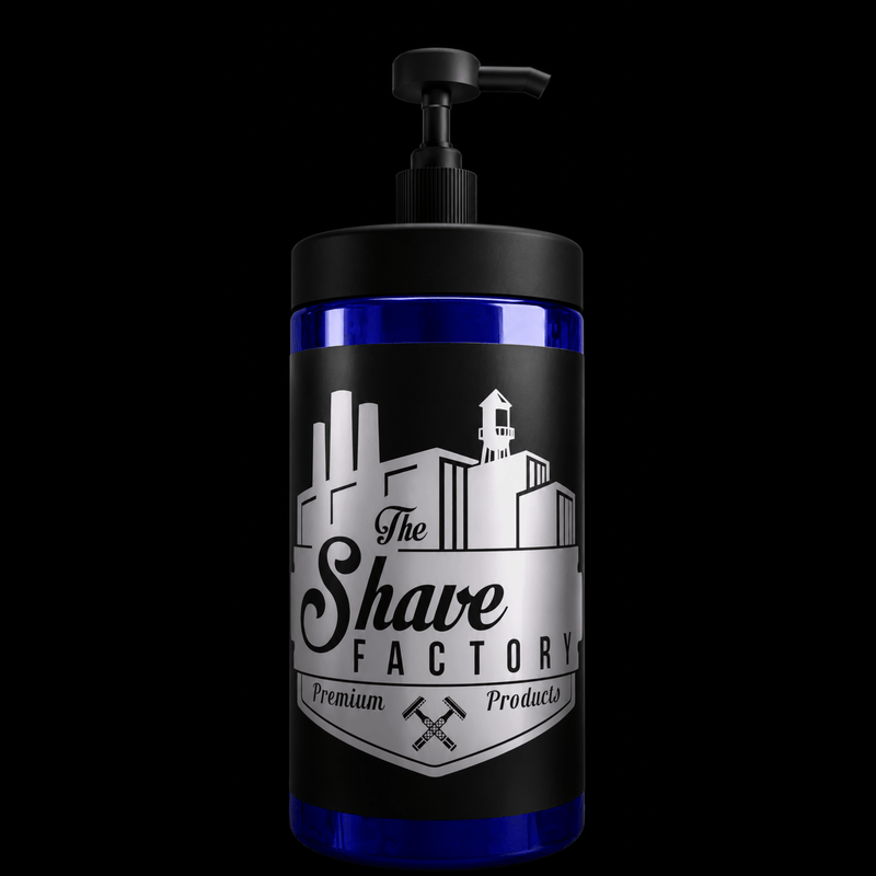 The Shave Factory Shaving Gel 1500ml Professional Barber Formula Available at Primos Barber Supply