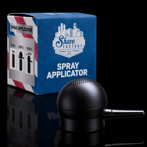 The Shave Factory Spray Applicator Hair Fiber Tool for Precise Hair Fiber Application Available at Primos Barber Supply