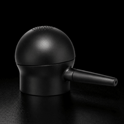 The Shave Factory Spray Applicator Side View Showing Compact Professional Design Available at Primos Barber Supply