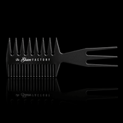 The Shave Factory Texturizing Comb Side View with Dual Tooth Design Available at Primos Barber Supply