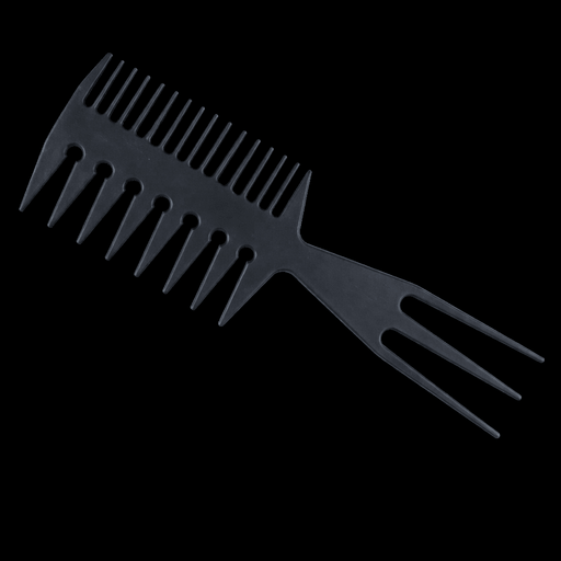 Thin Black 3-in-1 Styling Comb professional barber comb