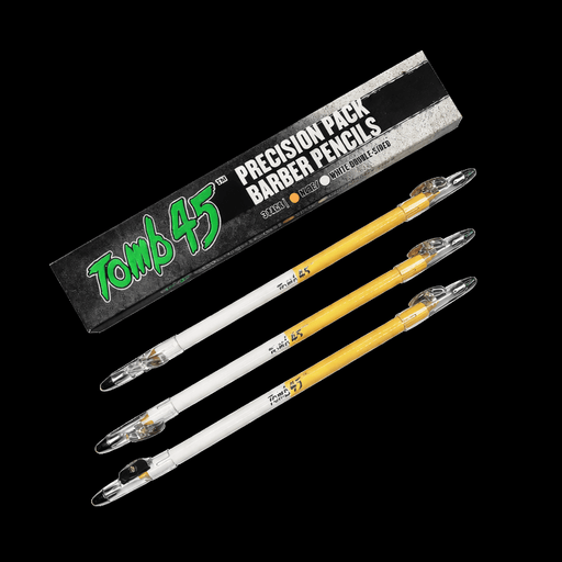 Tomb45 Barber Pencil Precision 3 Pack nude and white lineup pencils for barbers