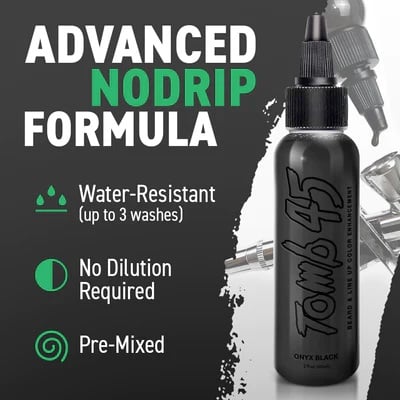 Tomb45 Onyx Black lineup enhancement pre-mixed barber color formula