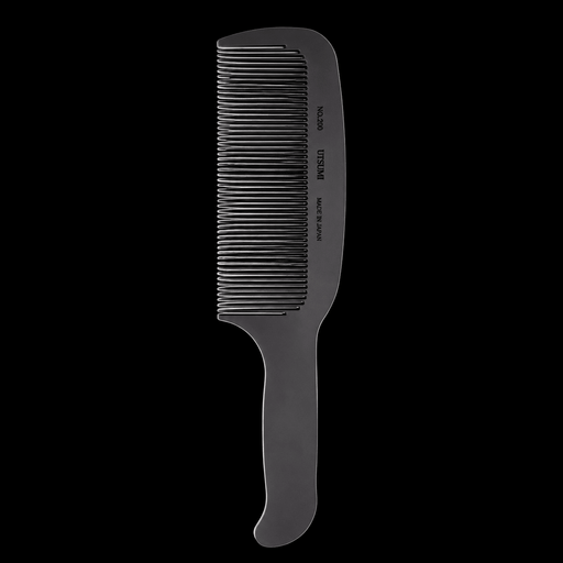 Utsumi #299 Clipper Comb – front view heat-resistant professional barber comb