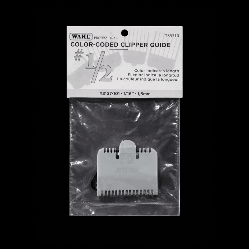 Wahl professional color-coded clipper guide in packaging on a black background