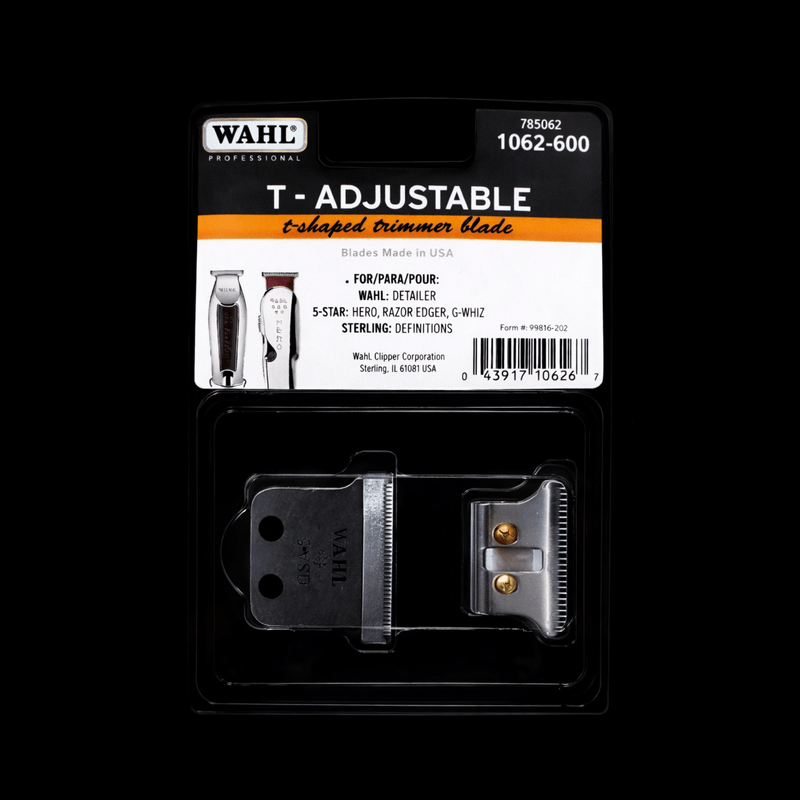 Wahl 1062-600 T-Adjustable T-Blade replacement for Detailer trimmer in original packaging