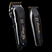 Wahl Professional 5-Star Cordless Barber Combo Black clipper side view