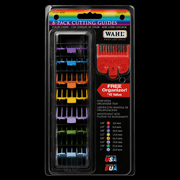Wahl 8 Pack Cutting Guides with organizer and color coded clipper guards