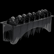 Wahl clipper guard holder rack for 8 pack premium cutting guides organizer for barbers